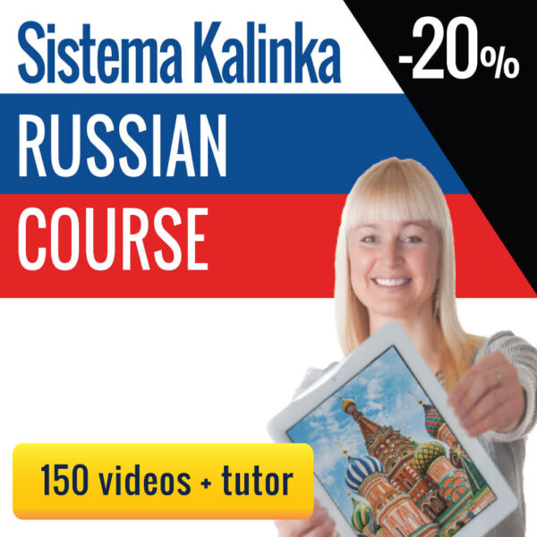 SPECIAL PRICE: Red Kalinka's Russian course | 150 videos + tutor